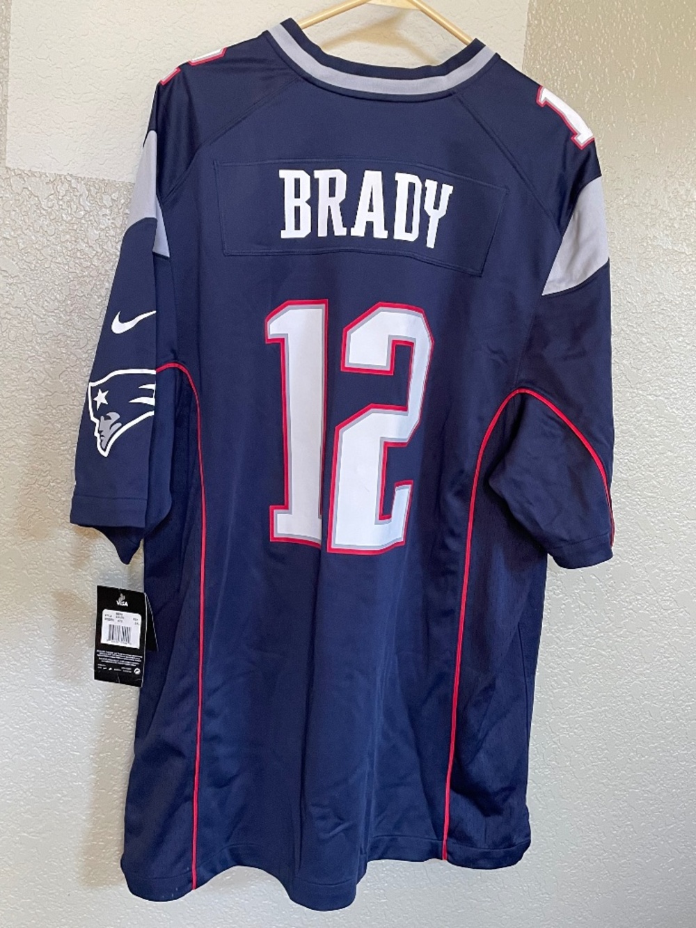 Tom Brady Patriots Jersey 12 New with Original Tags Damaged 12 XXL